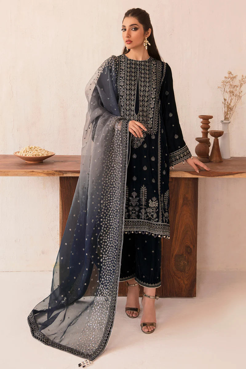 Embroidered Velvet Formal VF-2003