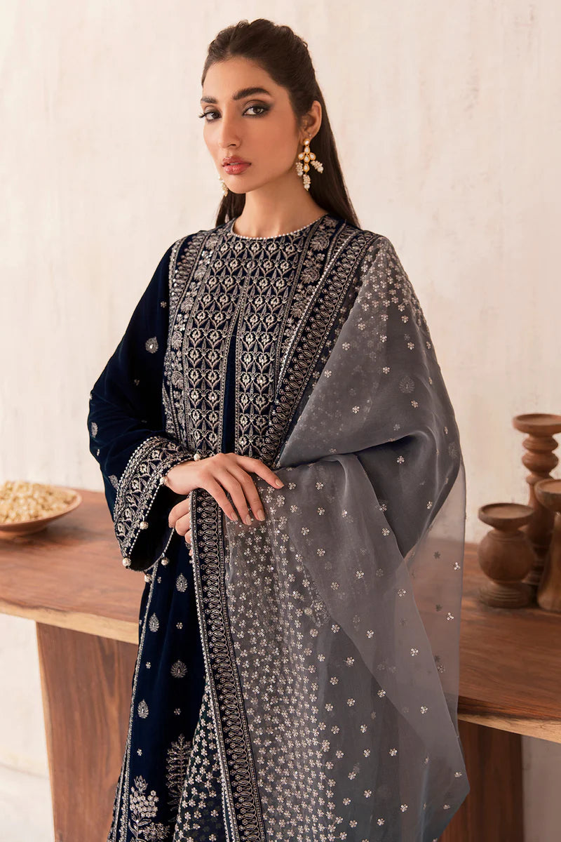 Embroidered Velvet Formal VF-2003