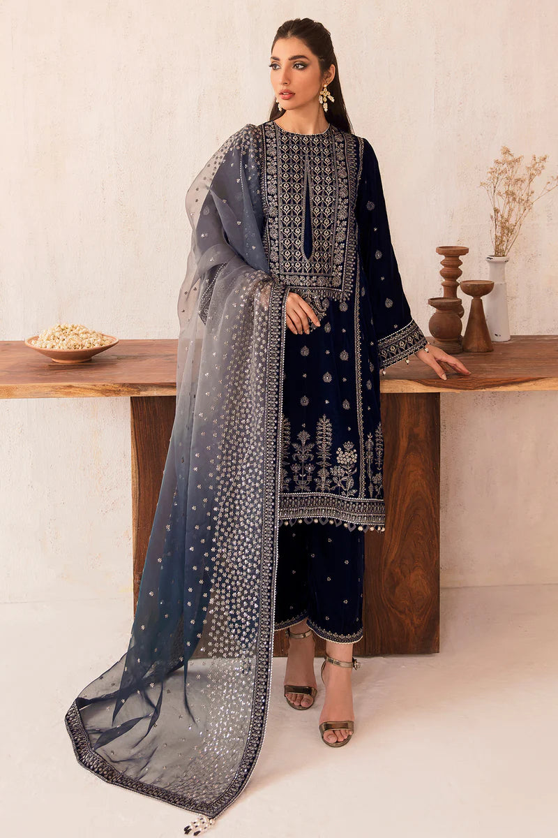 Embroidered Velvet Formal VF-2003